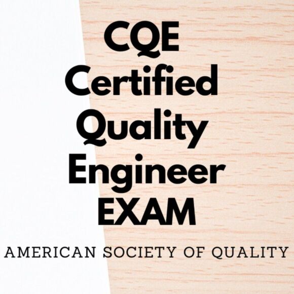 Printout CQE Certified Quality Engineer Exam Study Guide - Picture 1 of 6